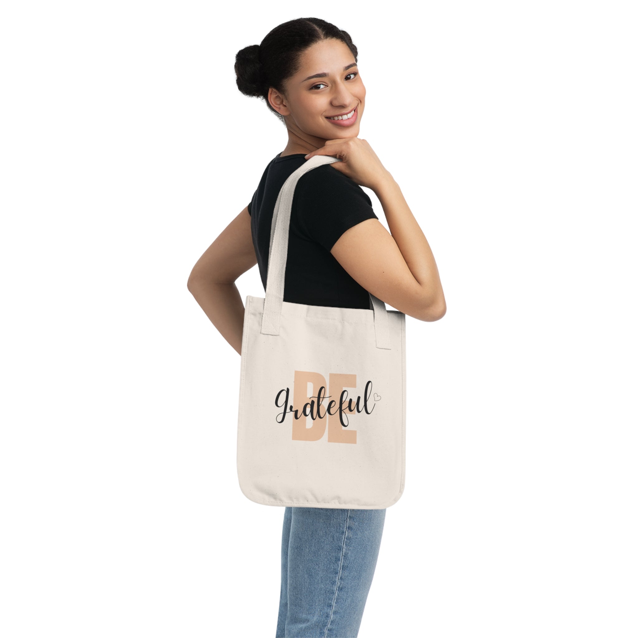 Organic Canvas Tote – Be Grateful