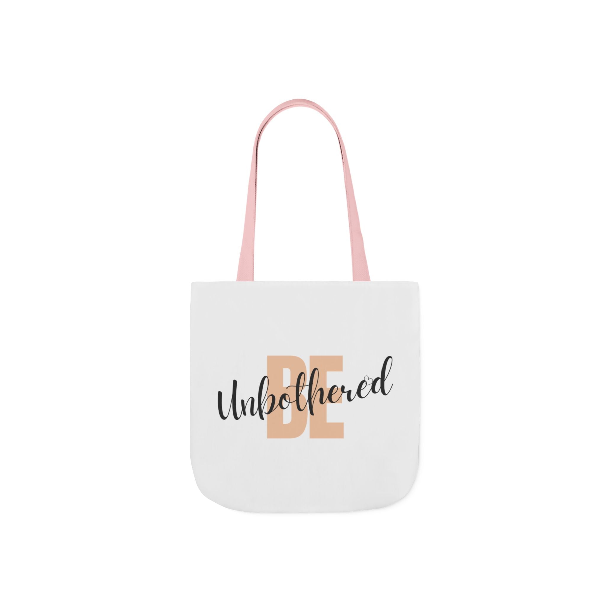 Motivational Be Unbothered Canvas Tote