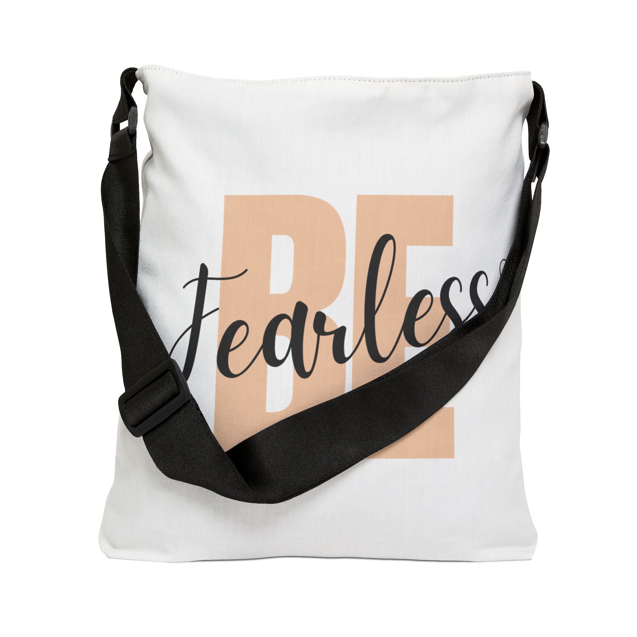 Inspirational Be Fearless Canvas Tote Bag