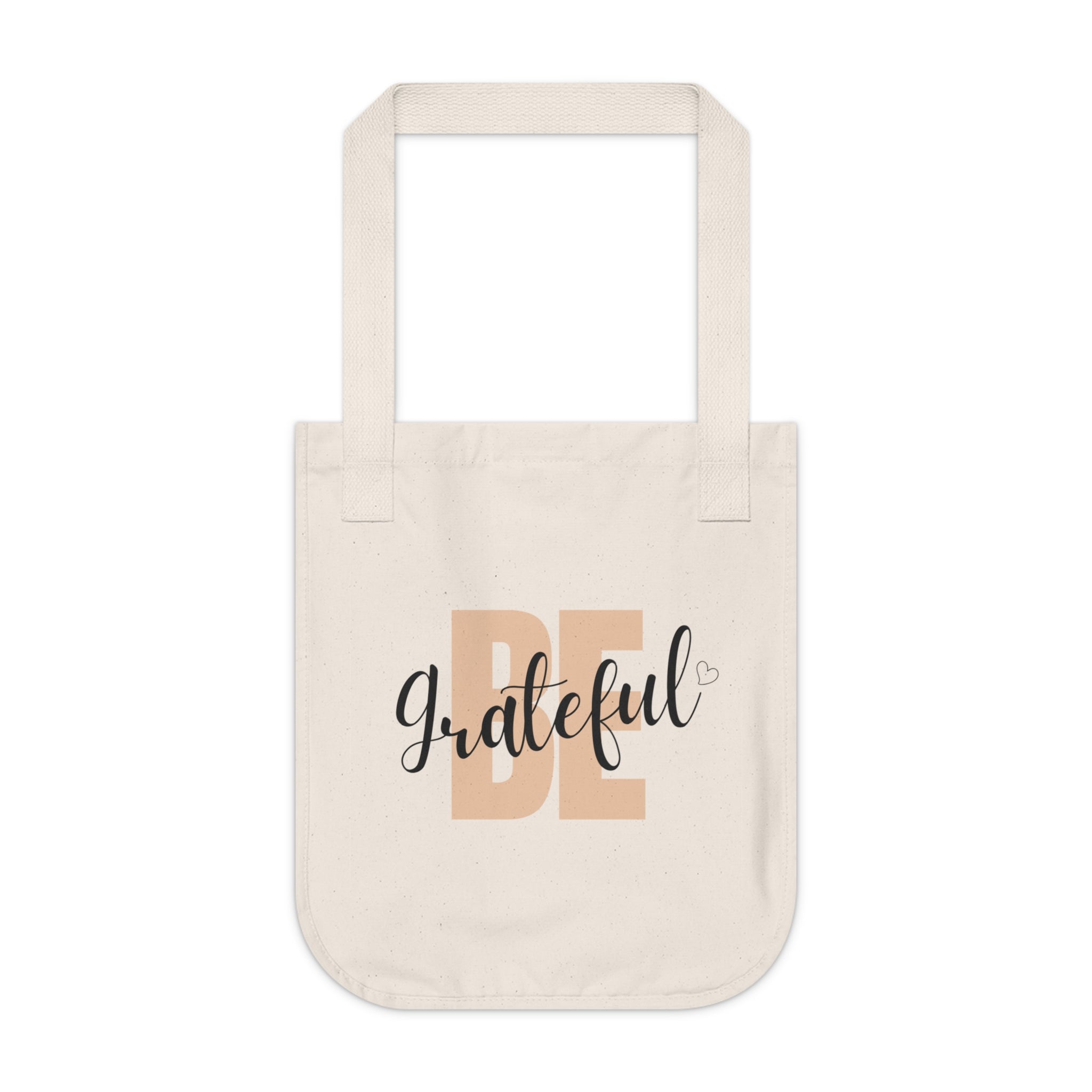 Organic Canvas Tote – Be Grateful